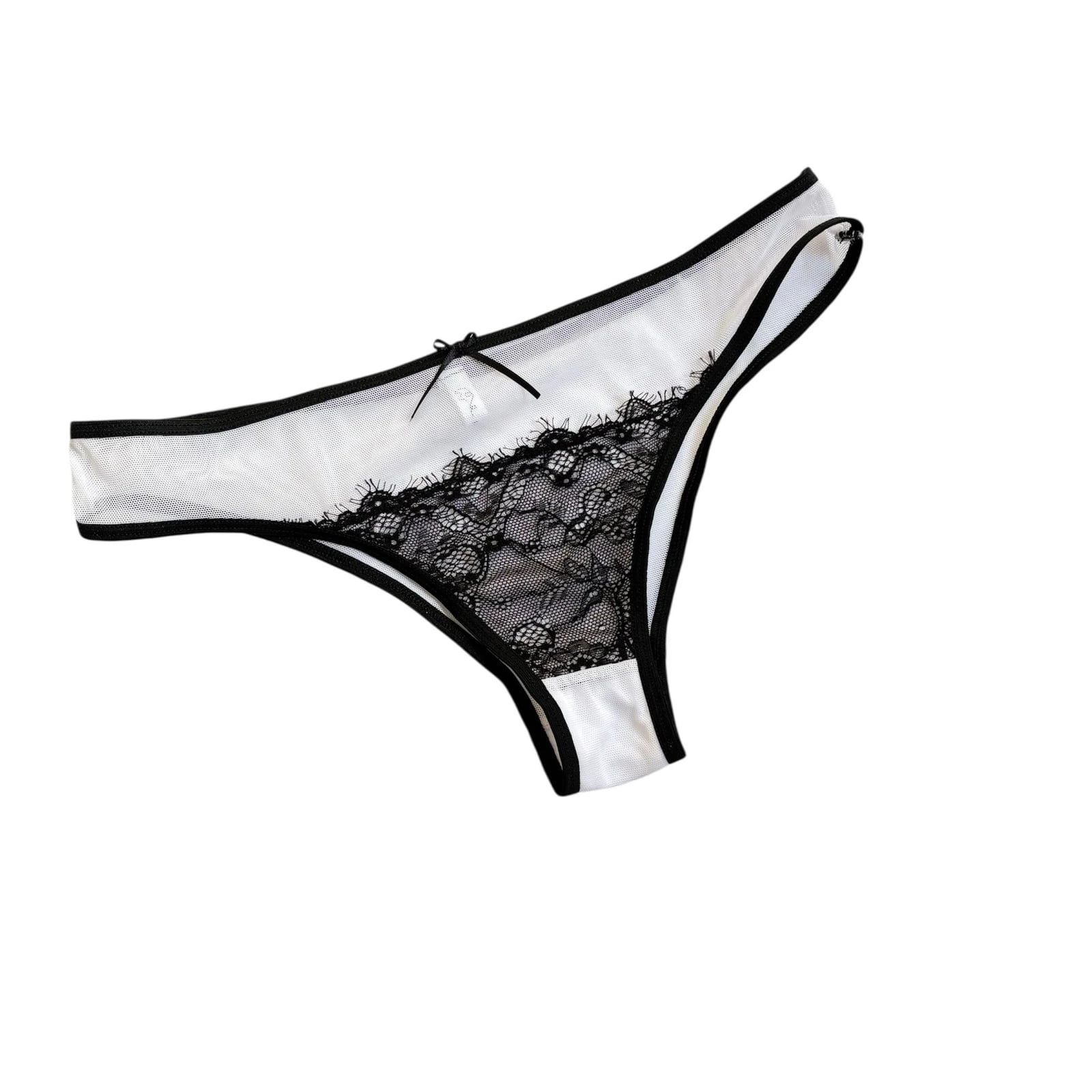 VEDETINA Entera Microtul Blanco y Negro