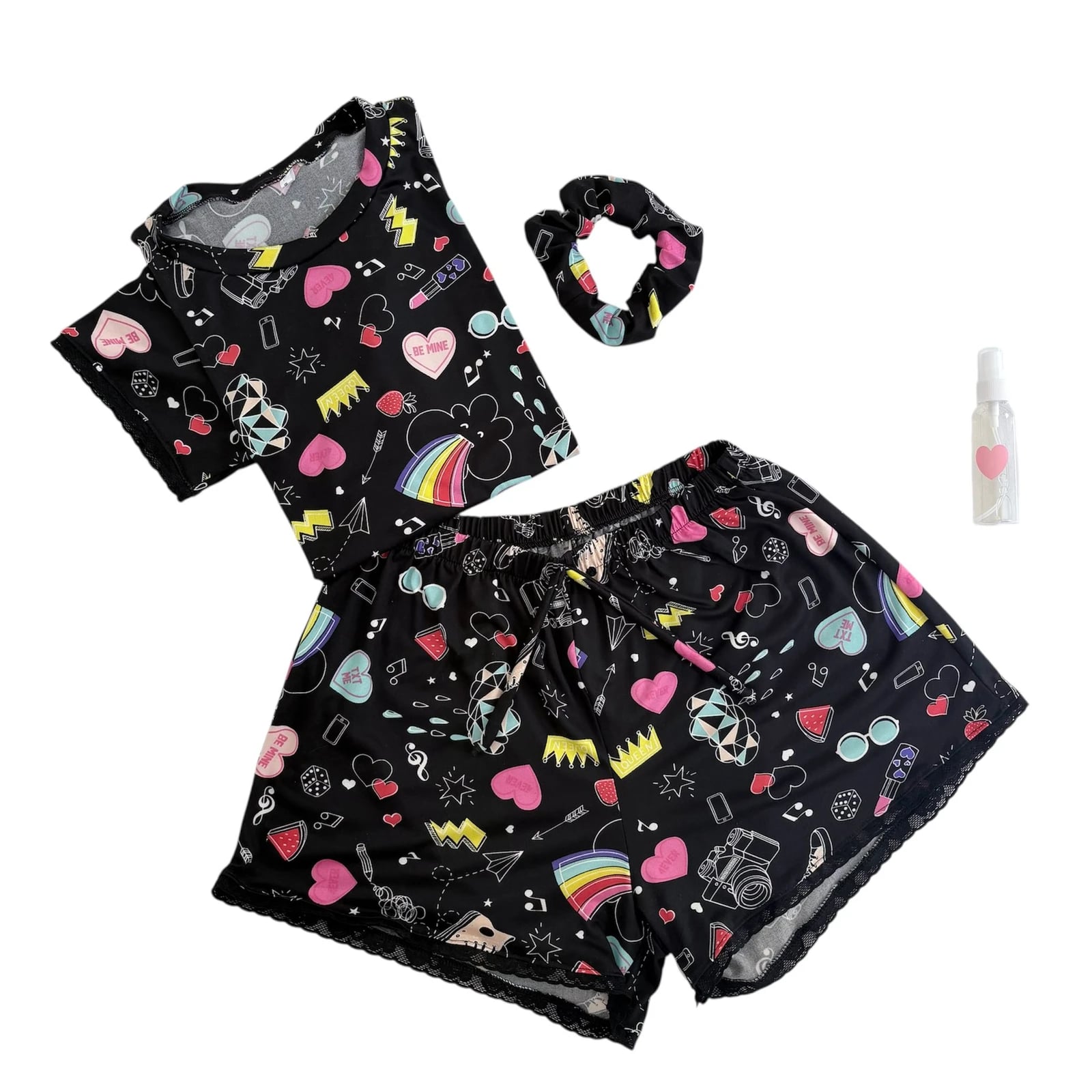 Pijama RAINBOW Short + Reme Estampado