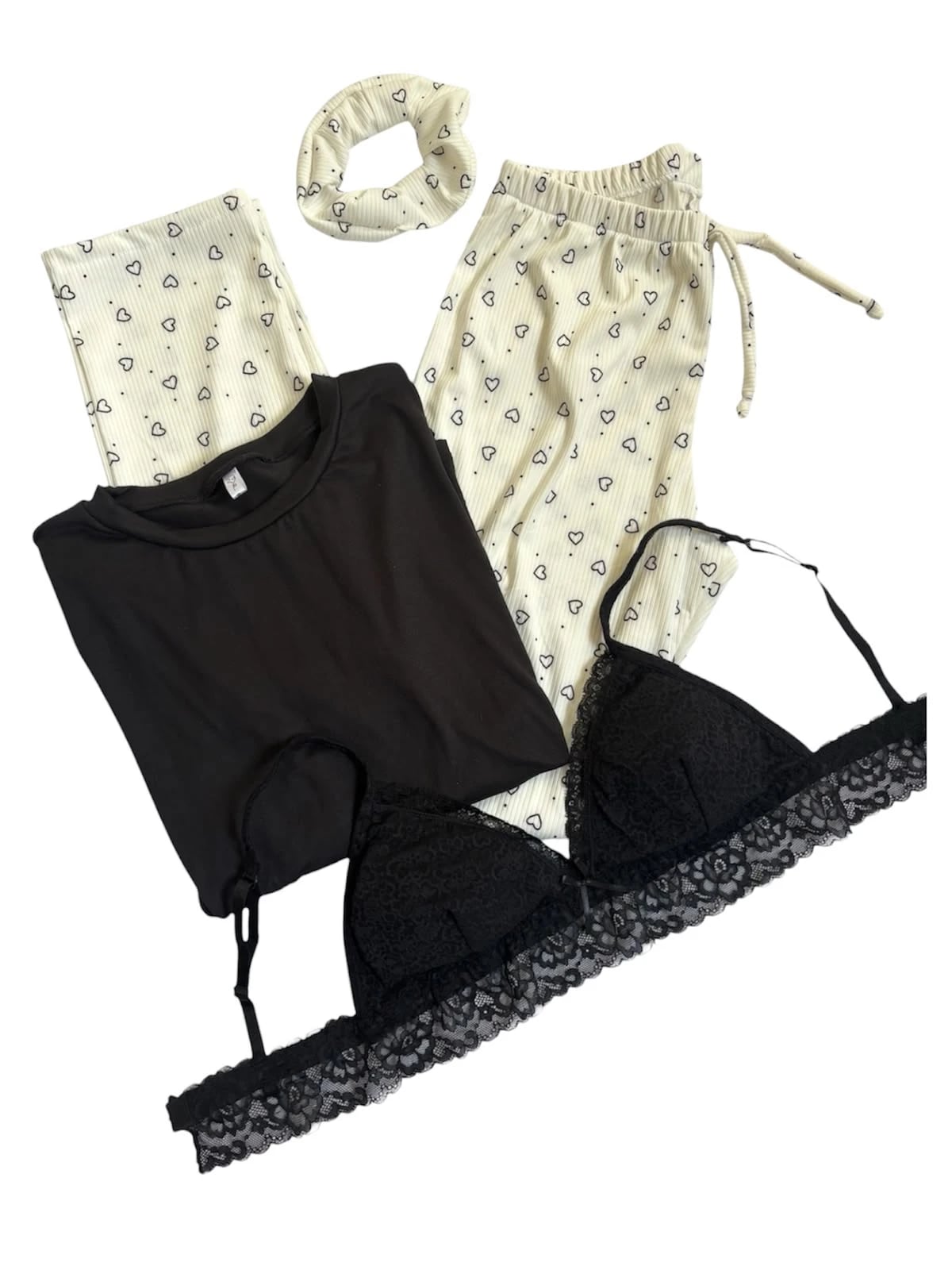 Pijama Cuore Pantalón + Reme + Top
