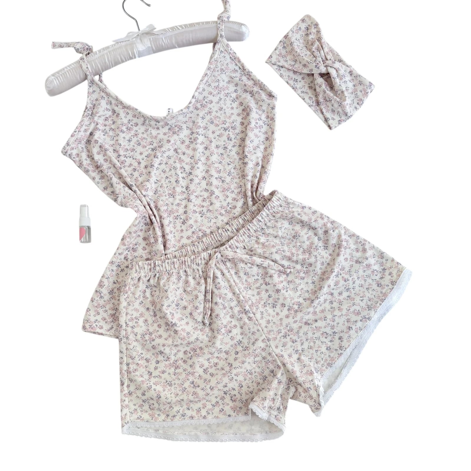 Pijama ROSE Short + Musculosa de atar