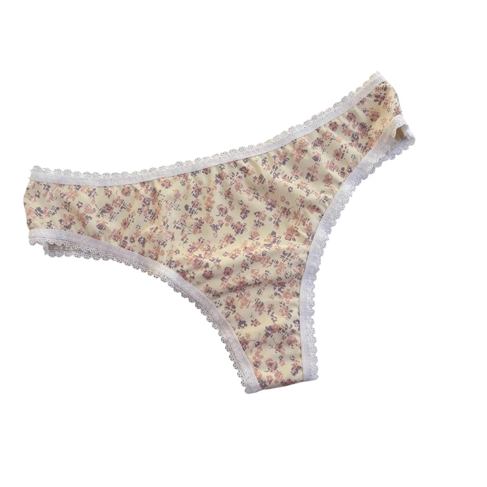 COLALESS Entera Lycra Florcitas Rosa