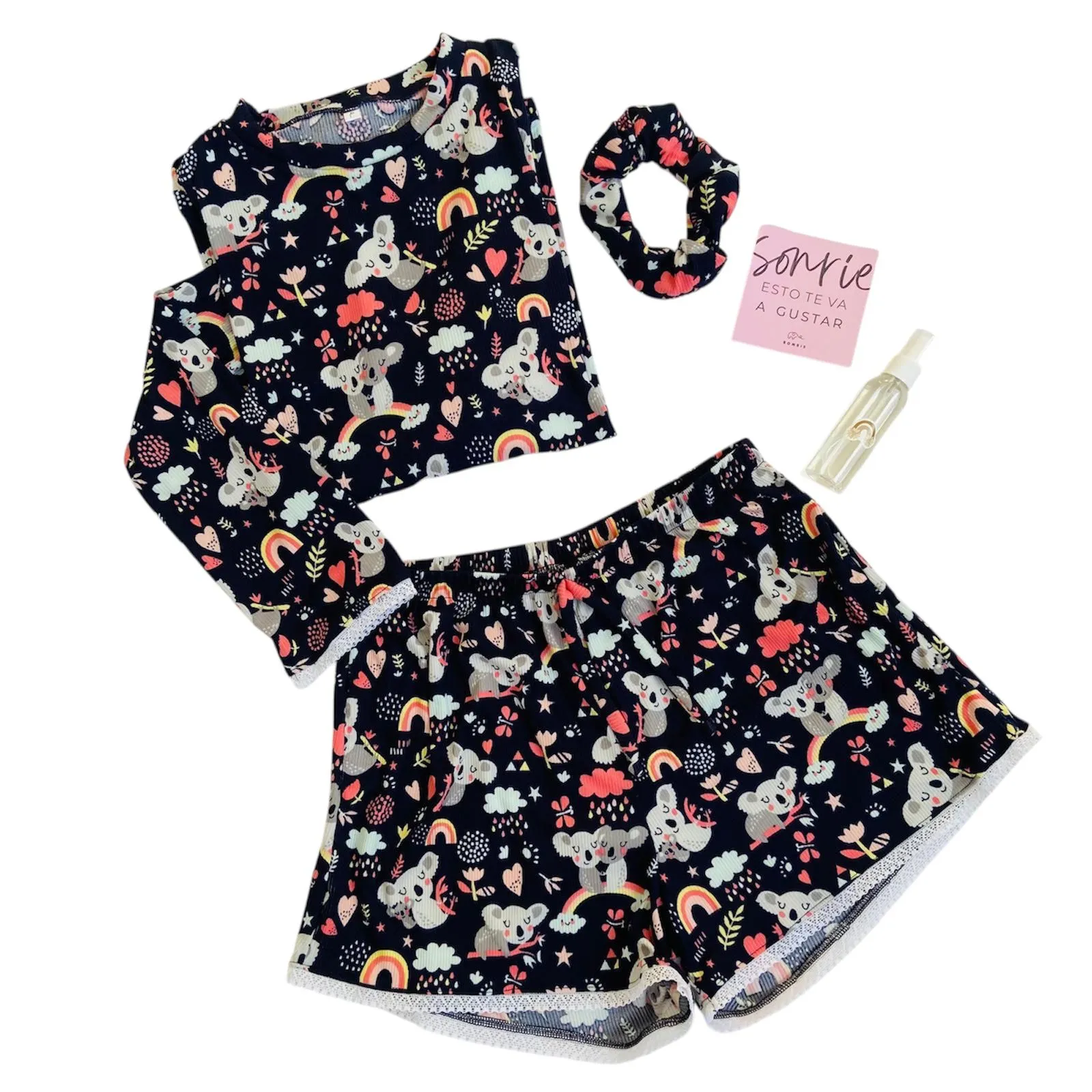 Pijama KOALA Short + Reme Manga larga