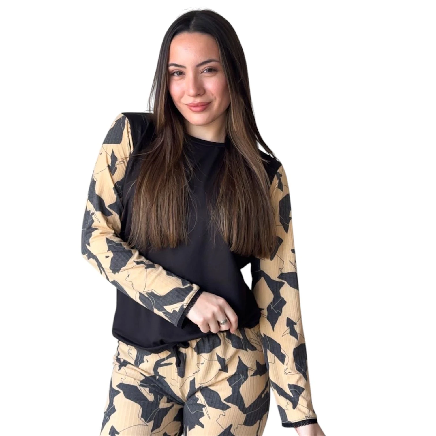 COMBO MAMÁ 4 - PIJAMA LUCIA + PANTUS CORDE