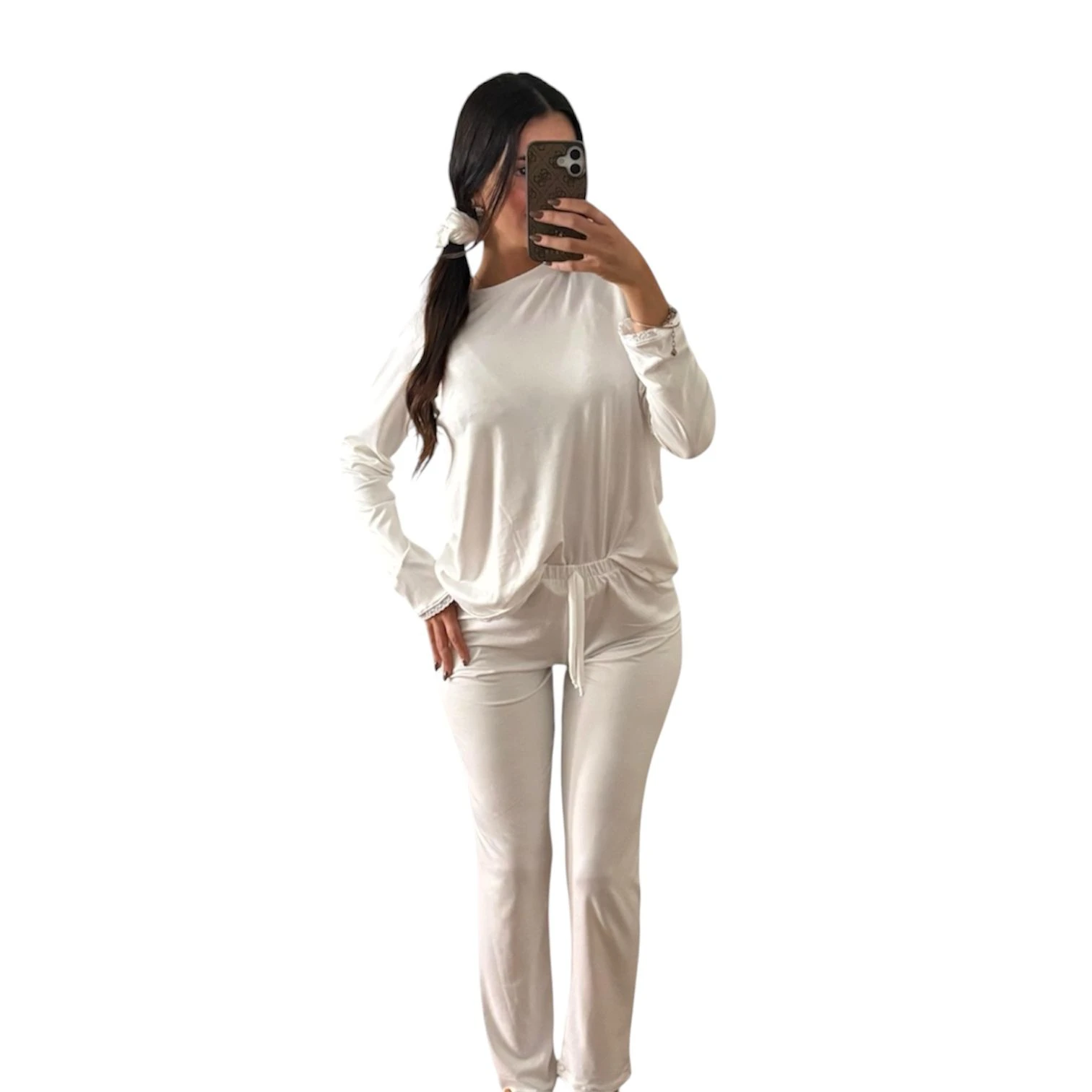 COMBO MAMÁ 8 - PIJAMA JAZMIN + BOLSITA