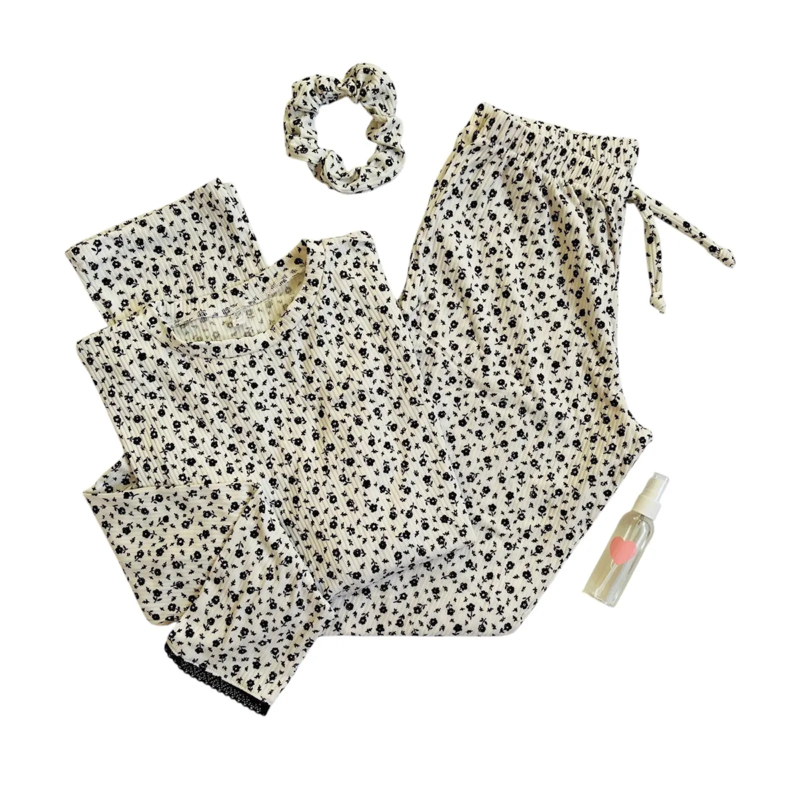 Pijama FLORES ByN Pantalón + Reme